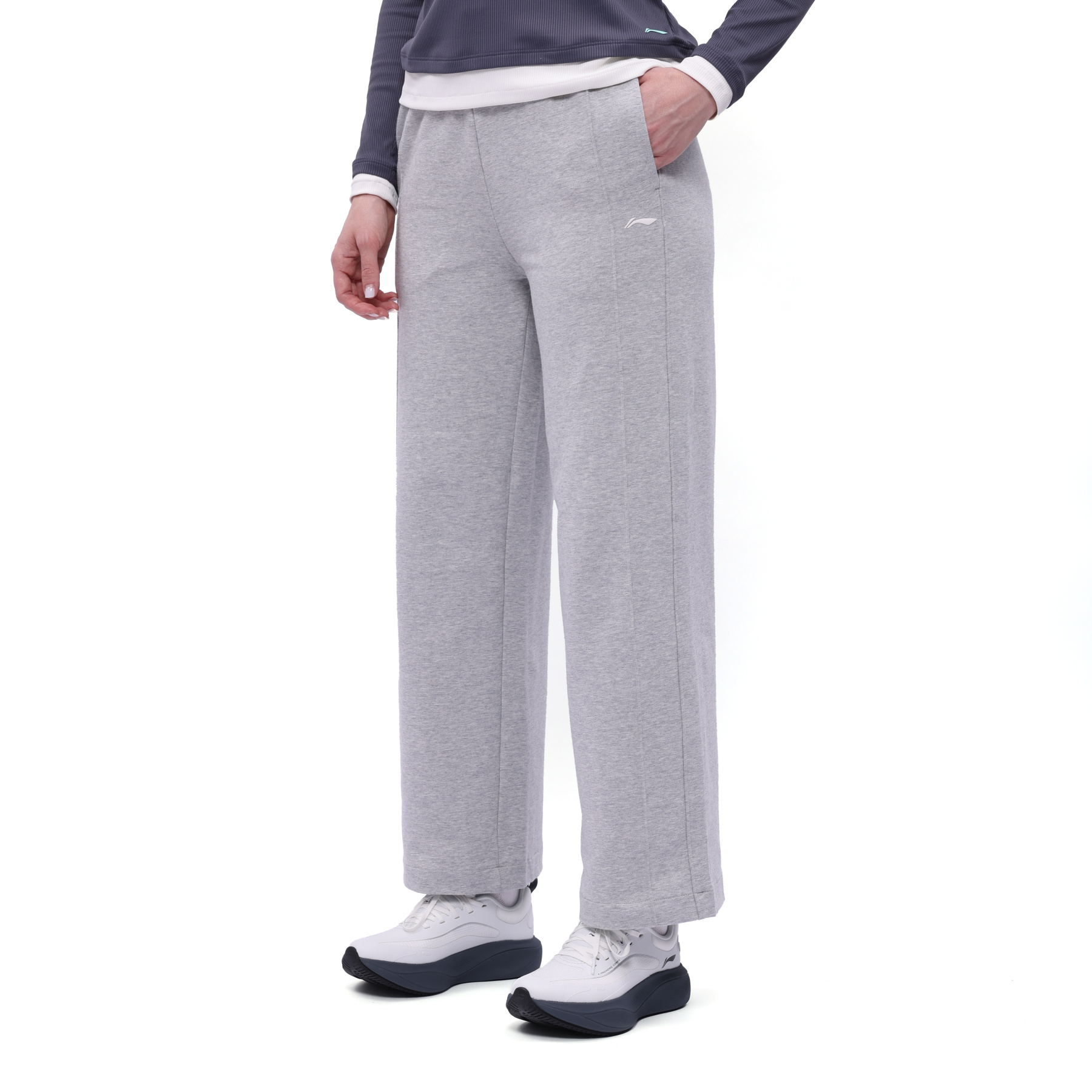 AKLW054-4 Брюки спортивные Workout серый